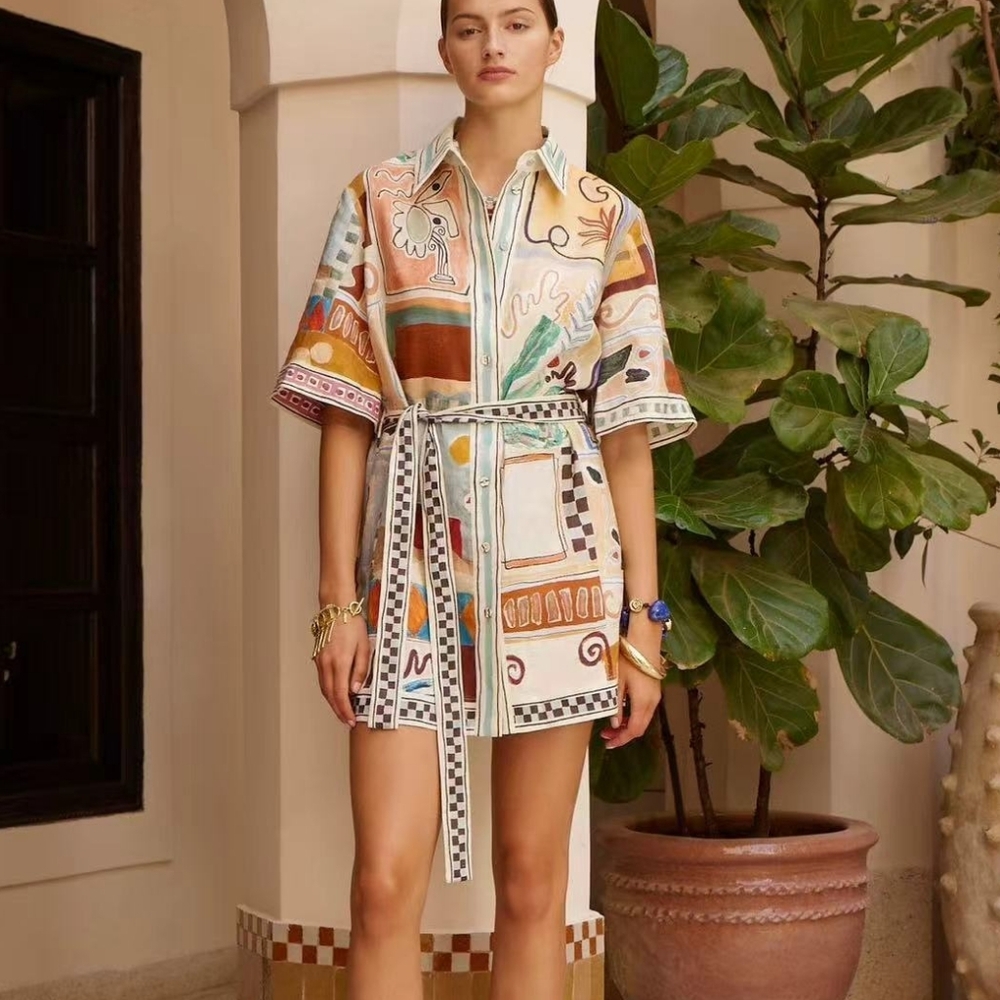 Alemais michelle mini dress